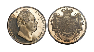 ウィリアム4世の希少なプルーフクラウン銀貨とは？イギリス史上稀に見る「良い王様」の生涯とコインの価値を解説