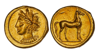 古代ローマのライバル、幻の国カルタゴで生まれたスターテル金貨の発行の背景と価格推移を解説！