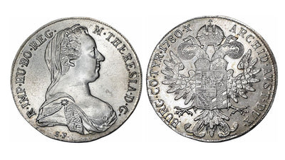 オーストリア帝国の実質的な女帝マリア・テレジアの1ターラー銀貨とは？レジェンド・コインであり繁栄のお守りと崇めれた歴史的背景について