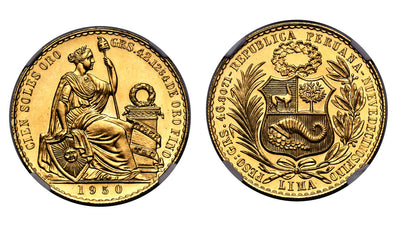 南米ペルーを代表する大型金貨「ペルー 100ソル金貨」、その特徴とは？時代背景を解説し同種コインを紹介！