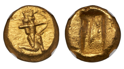 古代ペルシアを黄金期へと導いたダレイオス1世の生涯と、戦士の姿が刻まれたコイン