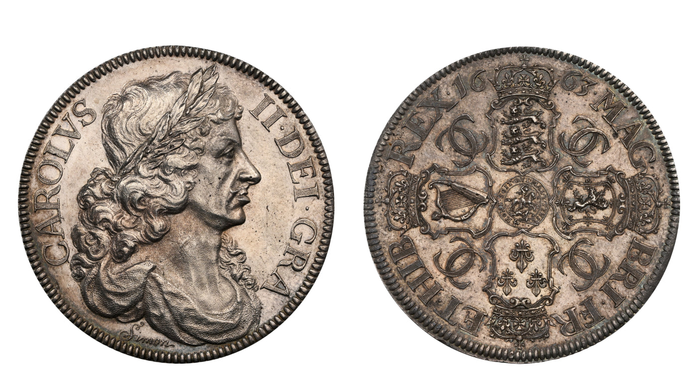 1662年 英国 アイルランド クラウン銀貨 チャールズ2世 064-02.jpg?crop=center&height=