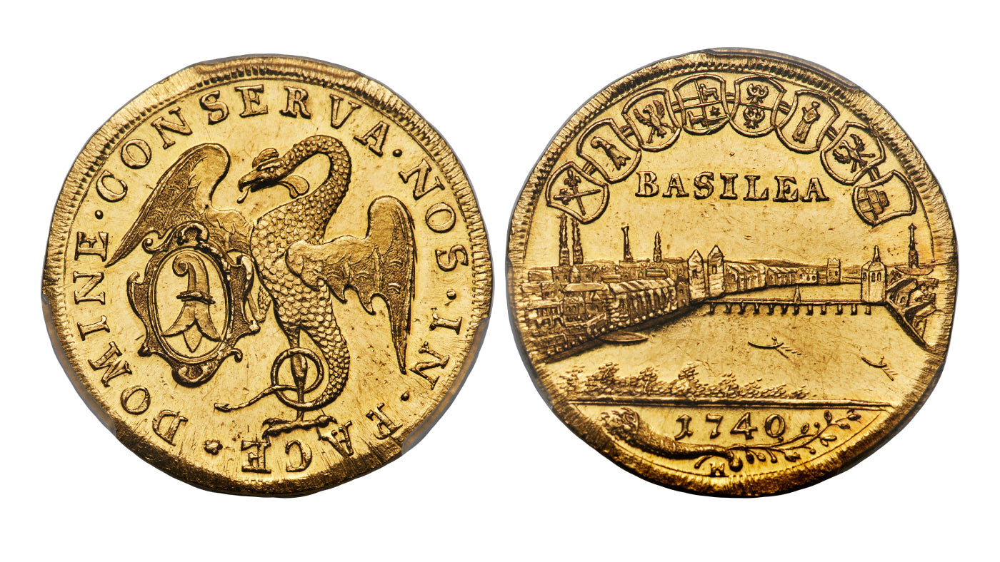 幻の守護獣】スイス・バーゼルのバジリスク金貨が語る、自由都市の栄華