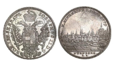 ドイツニュルンベルクの都市景観コインと歴史について解説