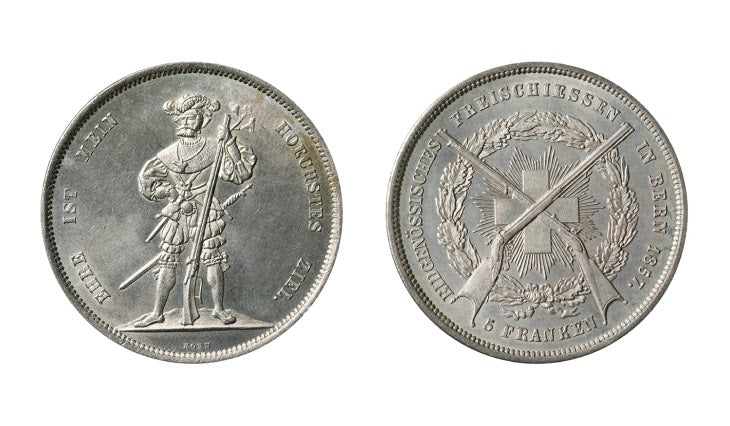 スイス射撃祭記念銀貨・金貨について解説！人気の理由やコインの