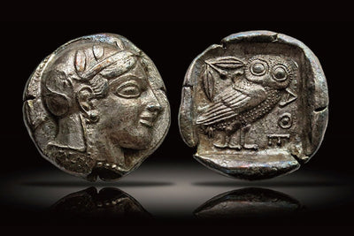 古代コインで最も有名なアンティークコイン「アテネのフクロウ」