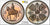1953年 イギリス エリザベス2世 戴冠記念 クラウン白銅貨 PCGS PR66CAM
