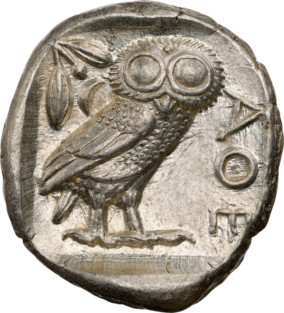 紀元前440-404年 古代 ギリシア アッティカ アテネ テトラドラクマ銀貨