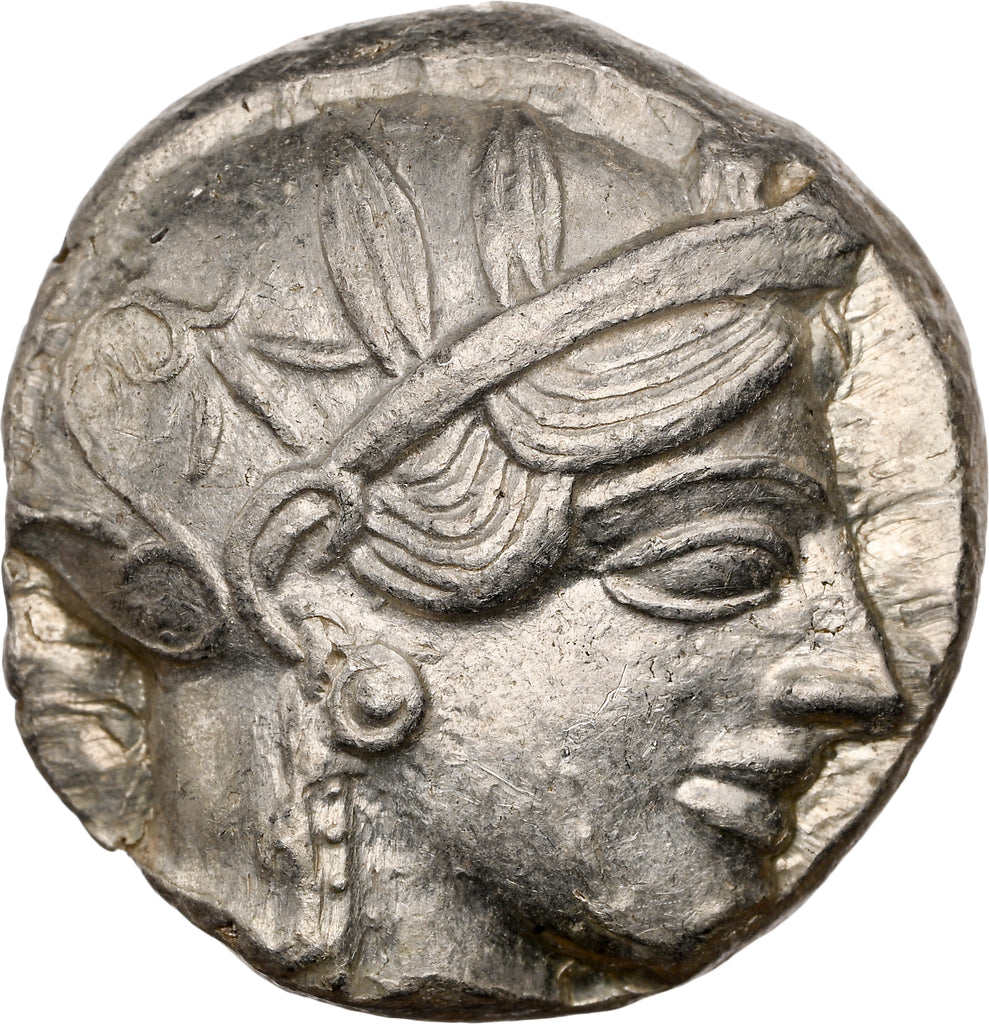 紀元前440-404年 古代 ギリシア アッティカ アテネ テトラドラクマ銀貨