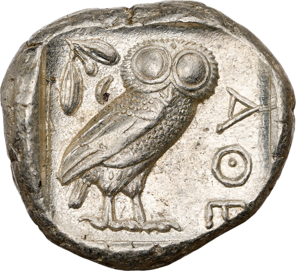 紀元前440-404年 古代 ギリシア アッティカ アテネ テトラドラクマ銀貨