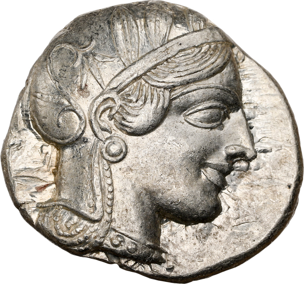 紀元前440-404年 古代 ギリシア アッティカ アテネ テトラドラクマ銀貨