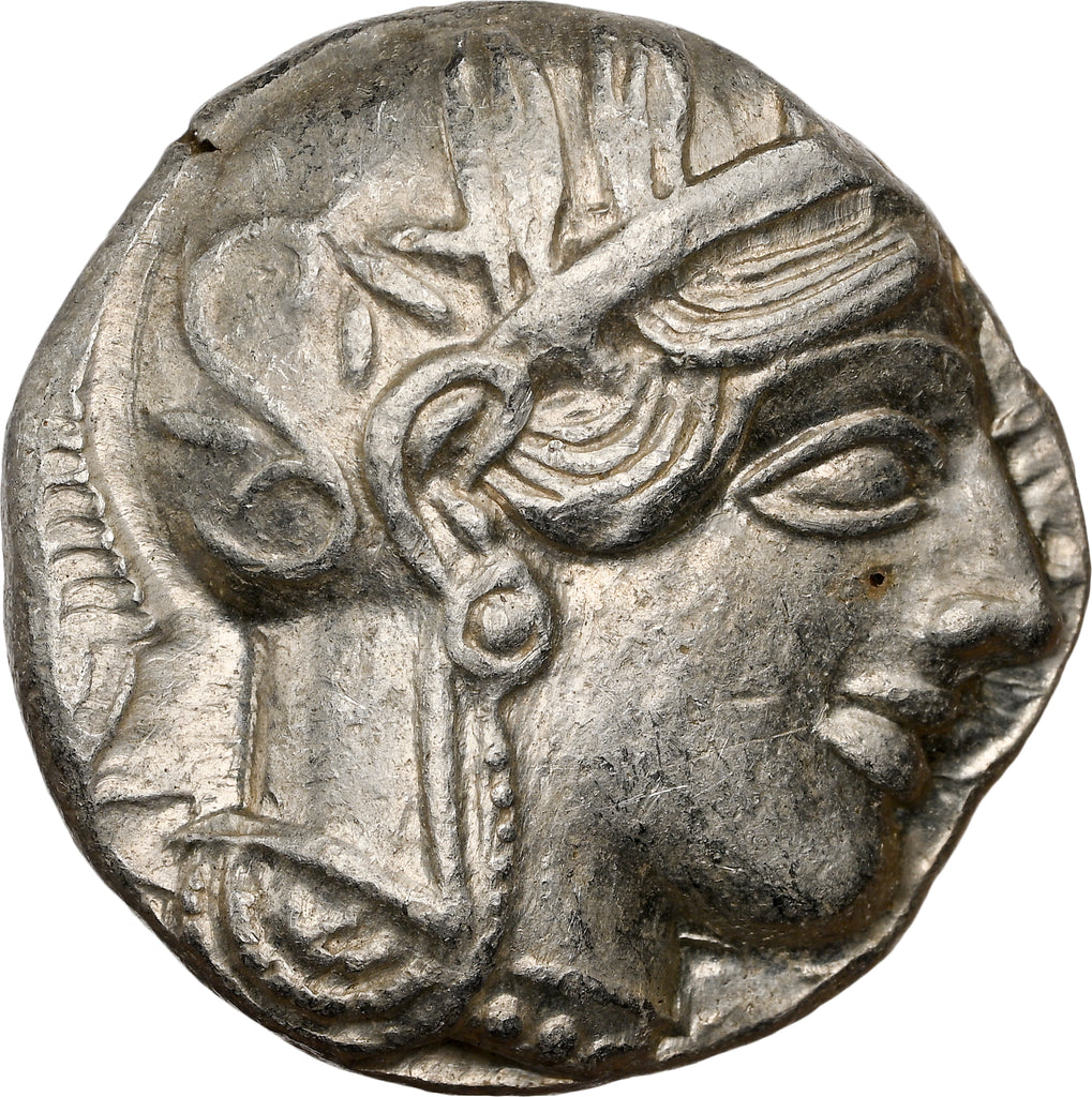 紀元前440-404年 古代 ギリシア アッティカ アテネ テトラドラクマ銀貨