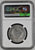 1852年 ビルマ 1チャット銀貨 NGC AU DETAILS Cleaned