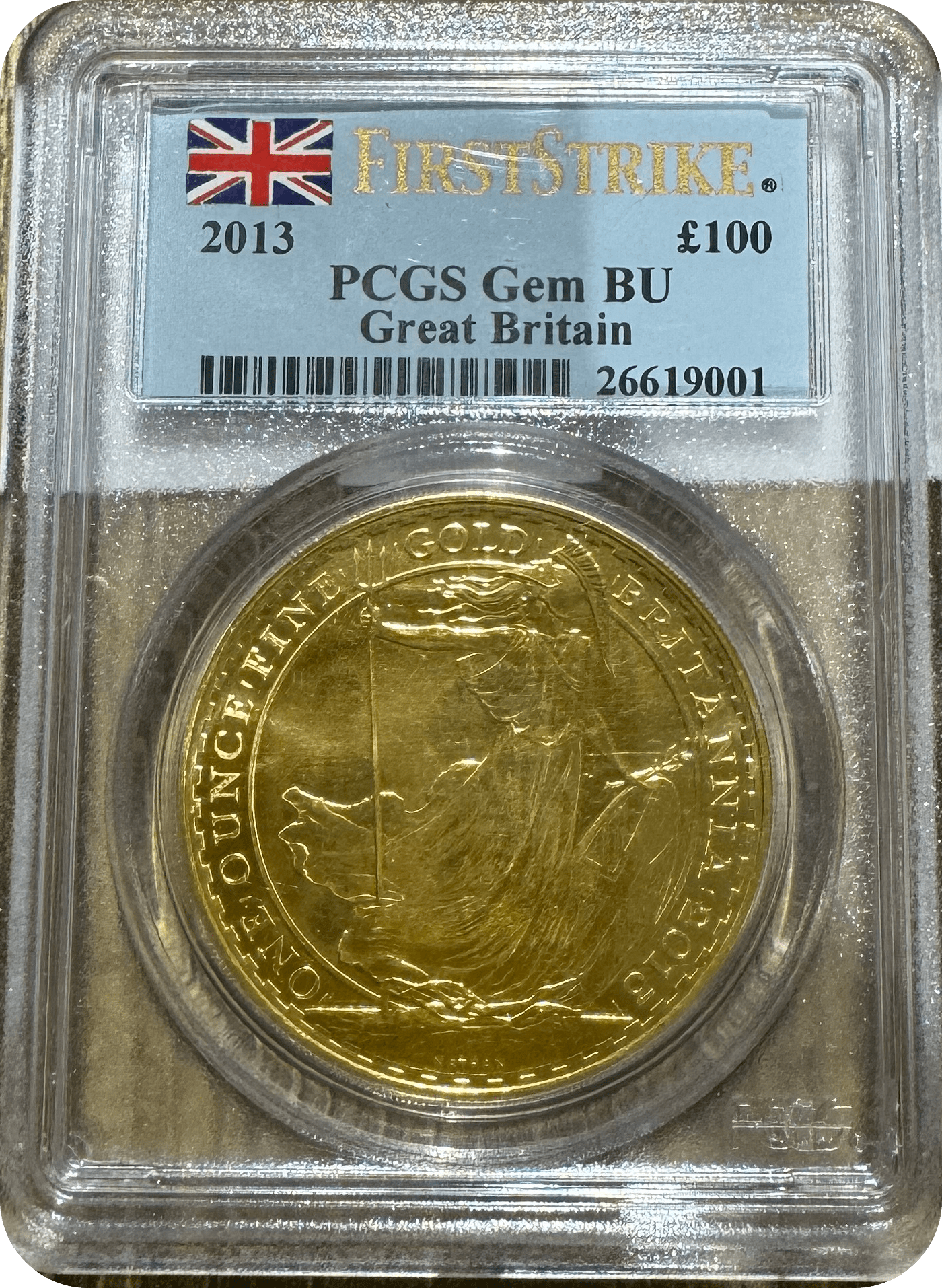 2013年 イギリス ブリタニア100£金貨 PCGS Gem BU | アンティーク ...