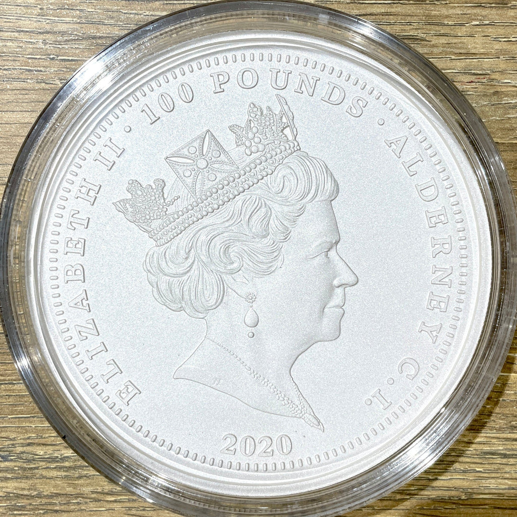 【250枚/希少】オルダニー スリーグレイセス 2oz銀貨マットプルーフ 2020年 オルダニー スリーグレイセス 1キロ銀貨 マットプルーフ 未鑑定