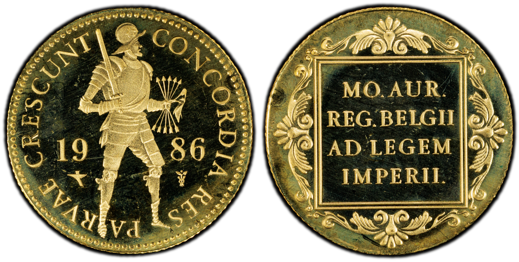 1986年 オランダ ダカット金貨 PCGS PR68DCAM