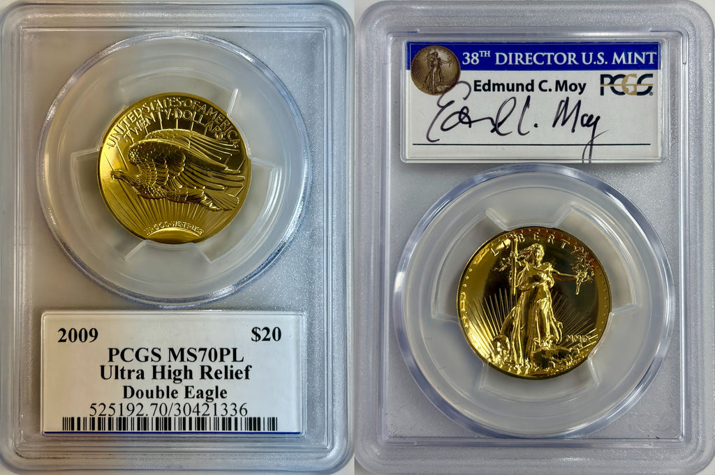 2009年 アメリカ ウルトラハイレリーフ 20ドル金貨 PCGS MS70PL