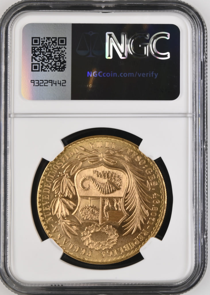 1961年 ペルー 坐像の女神 100ソル金貨 NGC MS66 | 港区虎ノ門の 1961年 ペルー 坐像の女神 100ソル金貨 NGC MS66 | 港区虎ノ門の