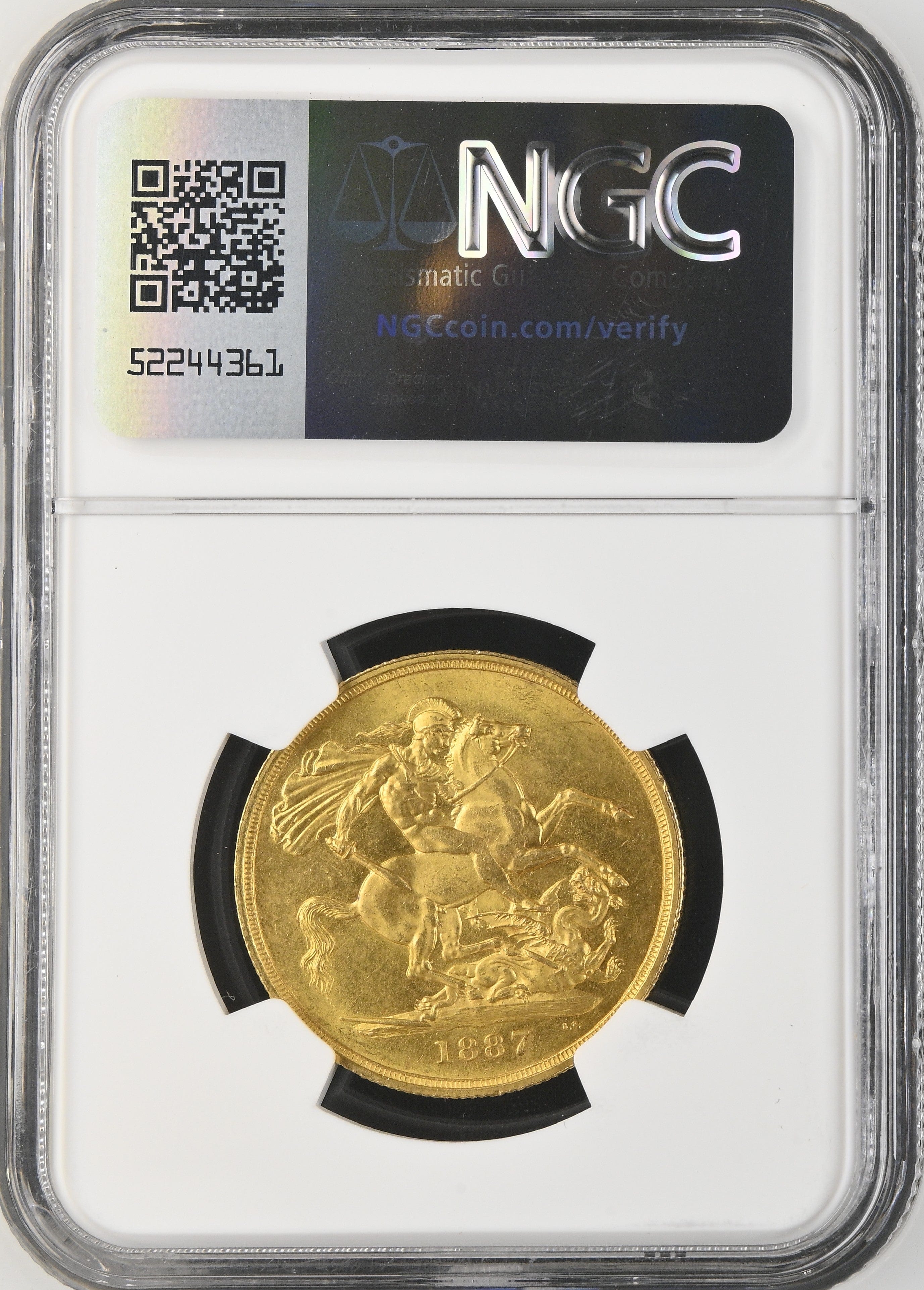 1887年 イギリス ヴィクトリアジュビリー 2ポンド金貨 MS64 ...