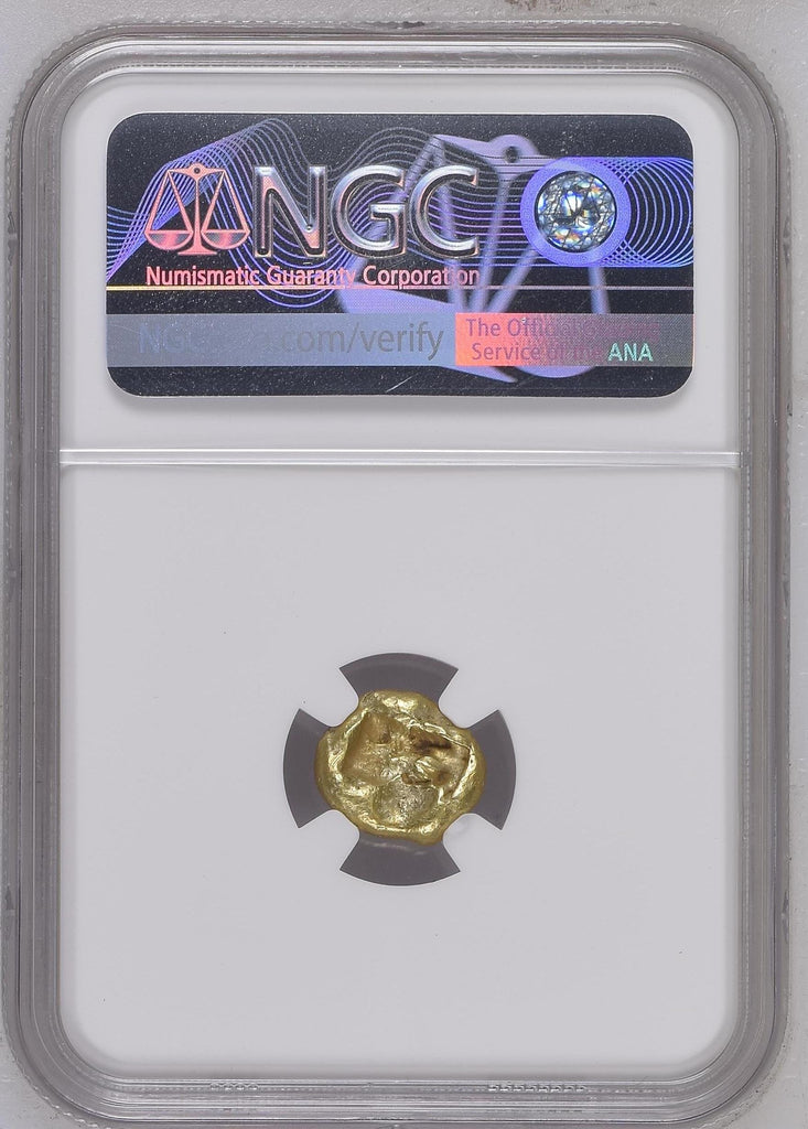 古代リディア王国 紀元前610-546年頃 1/3ステーター金貨 NGC Ch XF