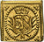 1700年 ドイツ ニュルンベルク ラムダカット 1/8ダカット金貨 クリッペ NGC MS66