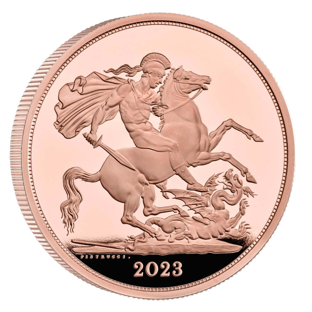 2023年 チャールズ3世 戴冠式記念ソブリン金貨 プルーフ5枚セット