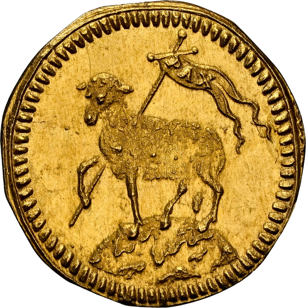 1700年 ドイツ ニュルンベルク 1/16 ラムダカット金貨 NGC MS65 1700年 ドイツ ニュルンベルク ラムダカット 1/4ダカット金貨 NGC MS65