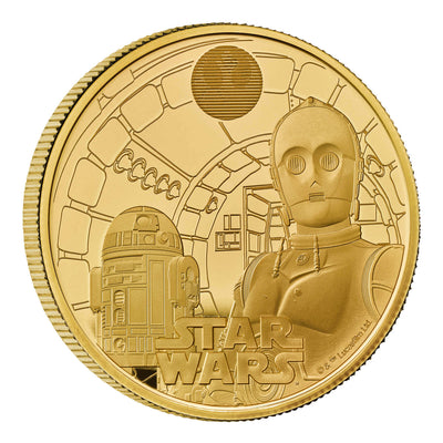 アンティークコインギャラリア 2023年 スター・ウォーズ 第1弾 R2-D2 and C-3PO 1オンス プルーフ金貨