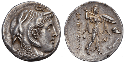 kosuke_dev 古代ギリシャ アレクサンドロス3世 テトラドラクマ 紀元前311-305/4年 NGC Ch. AU