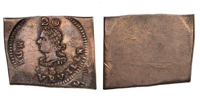 kosuke_dev スペインオランダ 20ソル銀貨 1709年 NGC MS64