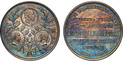 kosuke_dev ドイツ プロイセン オットー・フォン・ビスマルク メダル 1896年 Superb Gem Proof