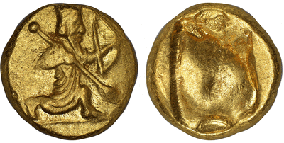 kosuke_dev 古代オリエント アケメネス朝 金貨 紀元前5-4世紀 NGC MS