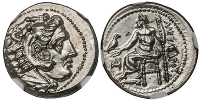 kosuke_dev 古代ギリシャ マケドニア王国 アレクサンダー大王 BC336-323年 ドラクマ NGC Ch. MS