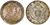 ロシア エカチェリーナ2世 ルーブル 1780-CNB年 NGC MS63