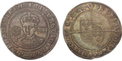 アンティークコインギャラリア グレートブリテン イングランド エドワード6世 シリング 1551-1553年 PCGS XF40