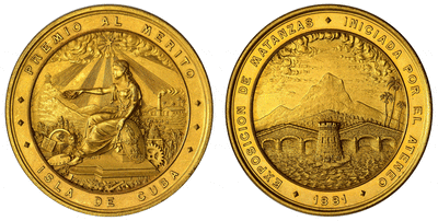 kosuke_dev キューバ ブロンズメダル 1881年 NGC MS64