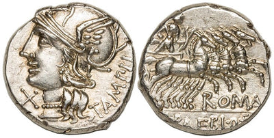 kosuke_dev 古代ローマ帝国 デナリウス貨 紀元前137年 NGC MS