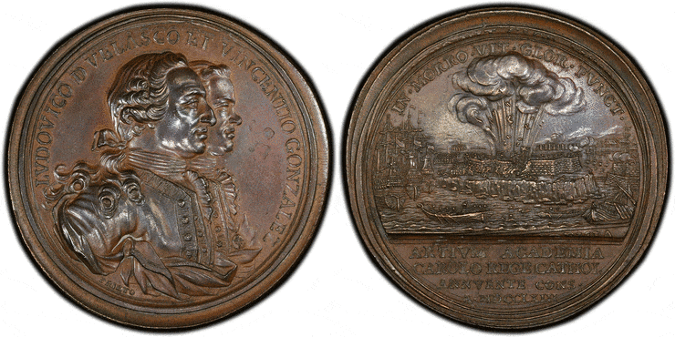 kosuke_dev アメリカ メダル 1763年 PCGS Genuine Cleaned - UNC Details