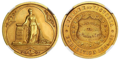 アンティークコインギャラリア オーストラリア ヴィクトリア メダル 1885年 NGC PR62