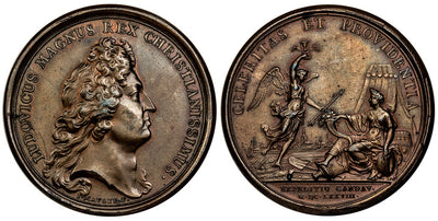 kosuke_dev フランス ルイ14世 銅メダル 1678年 未使用