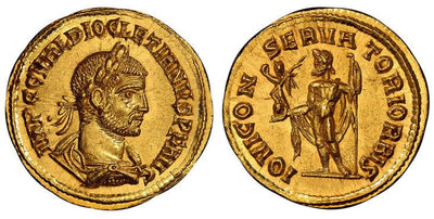 kosuke_dev 古代ローマ帝国 ディオクレティアヌス アウレウス金貨 284-305年 NGC Ch. MS