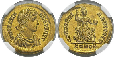 ローマ帝国 グラティアヌス ソリダス金貨 378-383年 NGC Gem MS