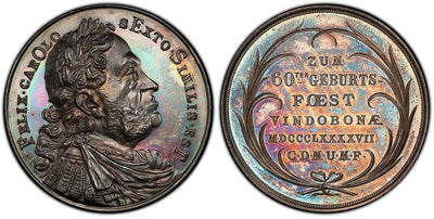 アンティークコインギャラリア オーストリア メダル 1897年 PCGS SP64