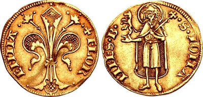 kosuke_dev イタリア フローリン金貨 1422-1531年 NGC AU53