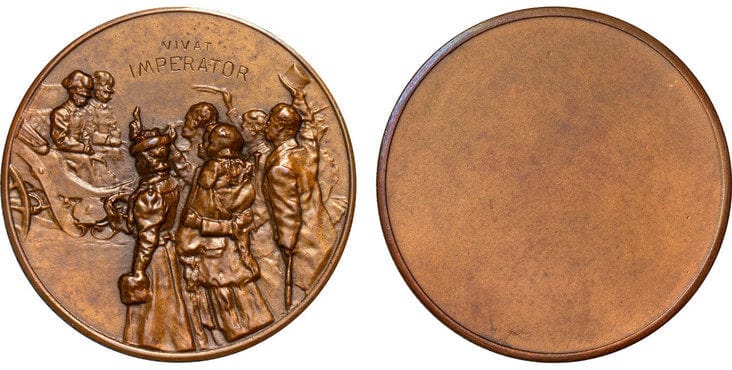 オーストリア フランツ・ヨーゼフ1世 メダル 1898年 Mint State