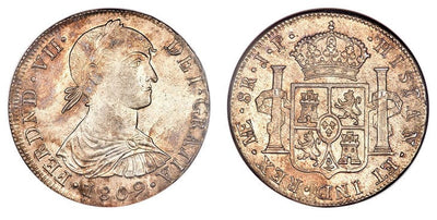ペルー カルロス3世 2レアル銀貨 1785-LIMAE年 PCGS MS64