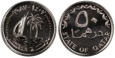 kosuke_dev カタール 50ディルハム硬貨 1407/1987年 PCGS SP67