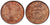 kosuke_dev ルーマニア カロル1世 5バニ銅貨 1867年 PCGS SP64RB
