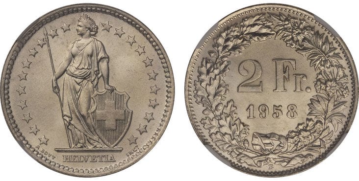 1オンス銀貨2枚セット(メイプルリーフ,ブリタニア)B