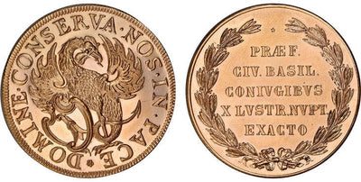 kosuke_dev スイス カントン バーゼル メダル 1960年 Choice Mint State